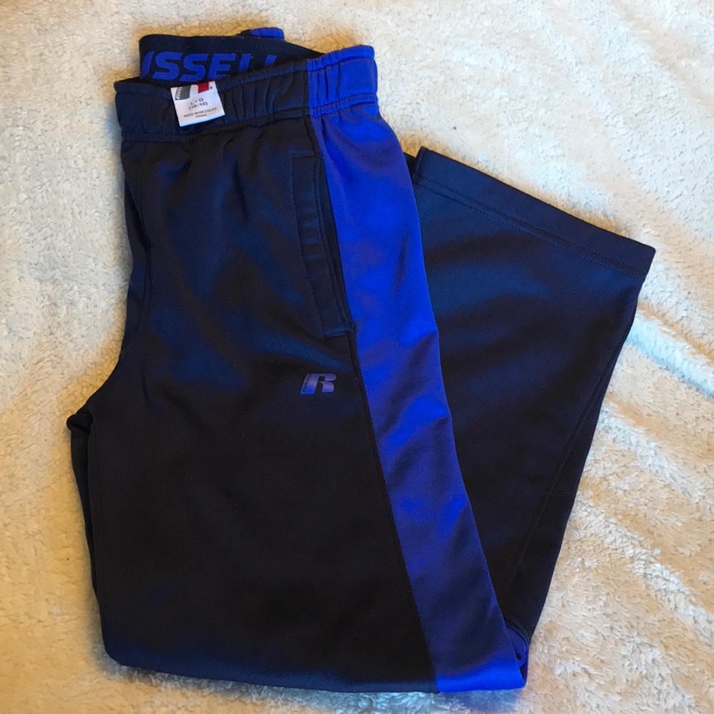Lot of 2 boys athletic pants size large 10-12